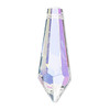 38x13mm Crystal AB Pointed Drop Asfour Crystal (1 Piece)