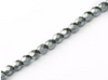 3mm Alabaster Pastel Light Grey Fire Polish Beads (50 Beads)