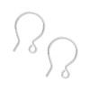 20mm 20ga Silver Plated French Earwires (10 pairs)