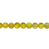 Yellow 6mm Round Aurora Bead (31 Beads)