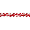 6mm Red Celestrial Crystal Bicone Strand (65 Beads)