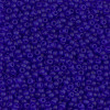 11/0 Matte Transparent Cobalt Miyuki Seed Beads (20g)