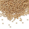 11/0 Opaque Metallic Gold Preciosa Seed Beads (8g)