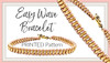 Easy Wave Bracelet PRINTED Pattern