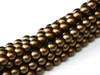 6mm Brown Satin Pearls (100 beads)