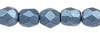 2mm Saturated Metallic Bluestone Polish Beads (50 beads)