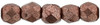 2mm Saturated Metallic Butterum Polish Beads (50 beads)