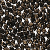6x4mm Gold Splash Jet Mini Gemduo Beads