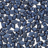 6x4mm Metallic Suede Blue Mini Gemduo Beads