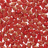 6x4mm Gold Splash Coral Red Mini Gemduo Beads (10g)