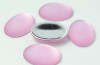 18.5x13.5mm Light Pink Oval Luna Cab (1 Piece)