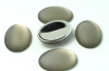 18.5x13.5mm Grey Oval Luna Cab (1 Piece)