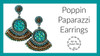 Poppin Paparazzi Earrings PRINTED PATTERN - Mailed to your home