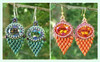 Faux Feather Earrings Pattern PRINTED PATTERN - Mailed to your home