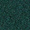 15/0 Emerald Lined Luster Miyuki Seed Beads (15-2241) 8g