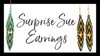 Surprise Sue Earrings PRINTED Pattern