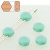 Turquoise Opaque 6mm Honeycomb Beads (30 Beads)