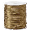 1mm Light Brown Mini Satin Cord (5yds)