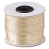 1mm Light Brown Satin Cord (5yd package)