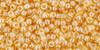 11/0 Transparent Lustered Light Topaz Toho Seed Beads (20g) 11-103