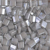 5mm Silver Gray Ceylon Tila Beads (TL526) 7.2g
