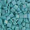 5mm Matte Opaque Turquoise AB Tila Beads (TL412FR) 7.2g