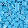 5mm Opaque Turquoise Blue Tila Beads (TL413) 7.2g