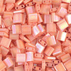 5mm Semi Matte Opaque Salmon Tila Beads (TL596) 7.2g