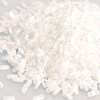 Opaque Pearl White Quarter Tila beads (QTL471) 7.2g