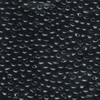 3.4mm Opaque Black Miyuki Drops (25g) DP-401