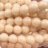 4mm Beige Druk Beads (50 Beads)