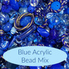 Blue Acrylic Bead Mix