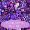Purple Acrylic Bead Mix