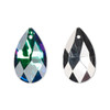 22x13mm Bermuda Green Teardrop 2pk