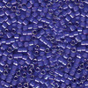 11/0 White Lined Cobalt AB Delica Bead db1785 (7.2 Grams)