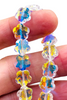 10mm Flower Ultra AB Thunder Polish Crystals (21pk)