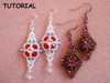 Queens Jubilee Earrings PRINTED Tutorial - Mailed to your Home Queens Jubilee Earrings PRINTED Tutorial - Mailed to your Home