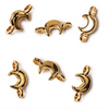 7mm Half Moon Crescent Charms (6pk) Athenacast 24pk Gold Plated