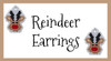 Reindeer Earring/Charm INSTANT DOWNLOAD Pattern