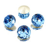 16mm Light Sapphire Chaton (Chinese Crystal) 1 Piece