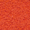 3mm Opaque Orange Miyuki Bugle Beads (01-406) 22g