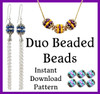Duo Beaded Beads Instant Download Pattern