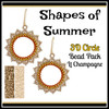 Shapes of Summer 3D Bead Pack - Light Champagne