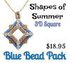 3D Shapes of Summer - Blue Square Kit