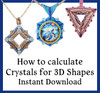 How to add Crystals to 3D Shapes - Instant Download