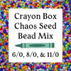 Crayon Box Chaos Seed Bead Mix (11g each 6/0, 8/0, and 11/0)