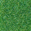 11/0 Transparent Apple Green AB Miyuki (11-259)10g