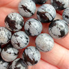 12mm Snowflake Obsidian Strand (16 Bead Strand)