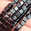 4mm Black Onyx Cube Strand (46 Bead Strand)