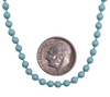 3mm Ball Chain Stainless Steel Chain Turquoise (sold in 1yd package)